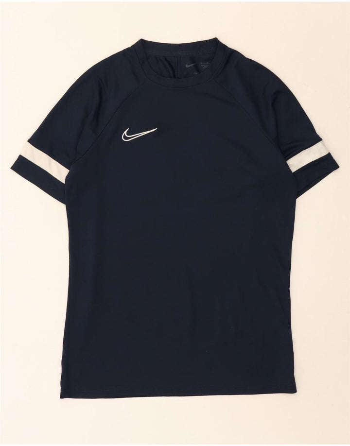 Ανδρικό T-shirt Nike Dri Fit Τοπ μεσαίου μπλε ναυτικού χρώματος πολυεστέρας