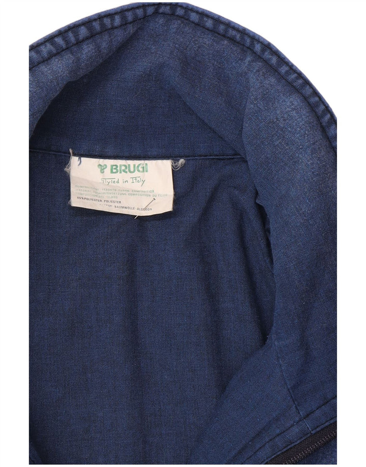 Brugi γυναικείο τζιν μπουφάν UK 10 Small Blue Colourblock Πολυεστέρας