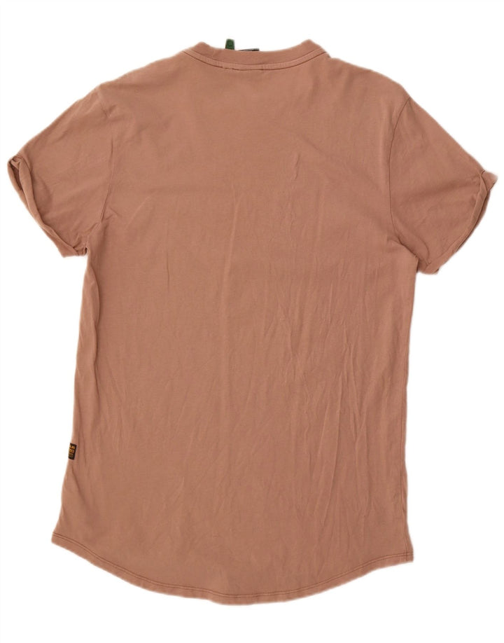 Ανδρικό T-Shirt G-Star Μικρό Μπεζ βαμβακερό