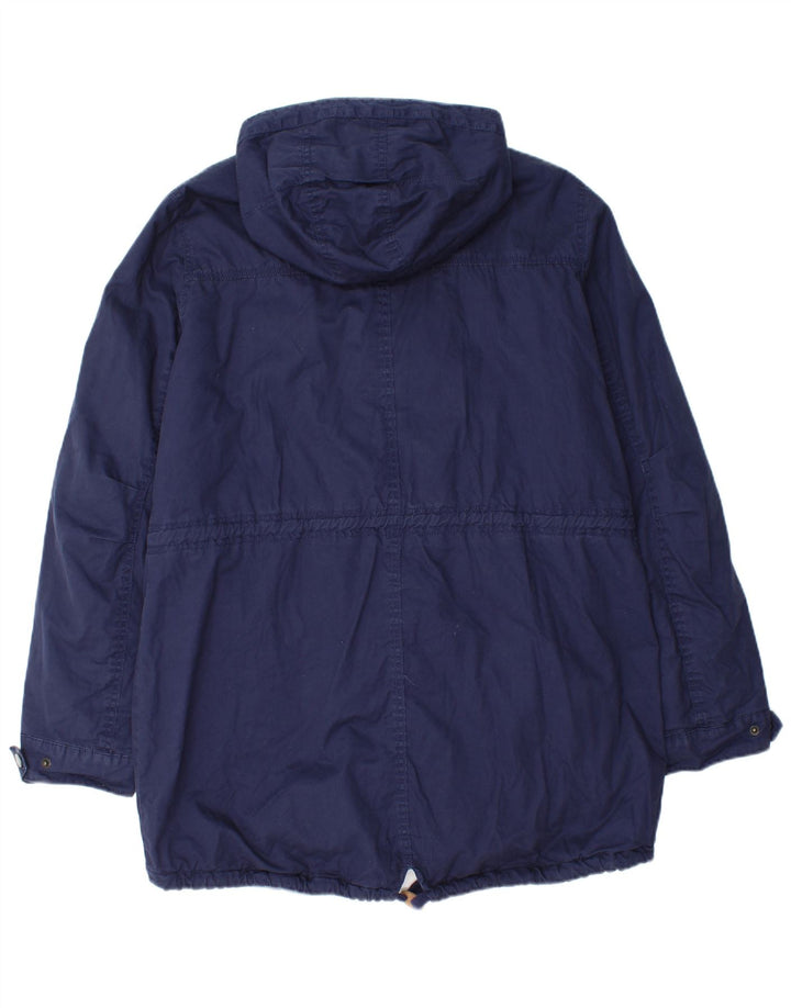 Γυναικείο μπουφάν Parka με κουκούλα Fat Face UK 18 XL Navy Blue Cotton