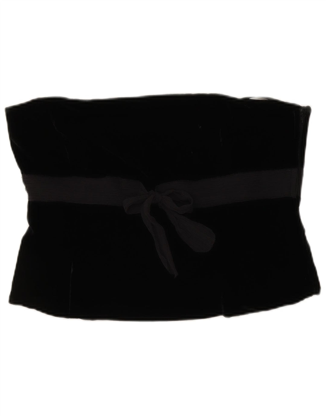Γυναικείο βελούδινο κορσέ LAURA ASHLEY 14 μεσαία μαύρη βισκόζη