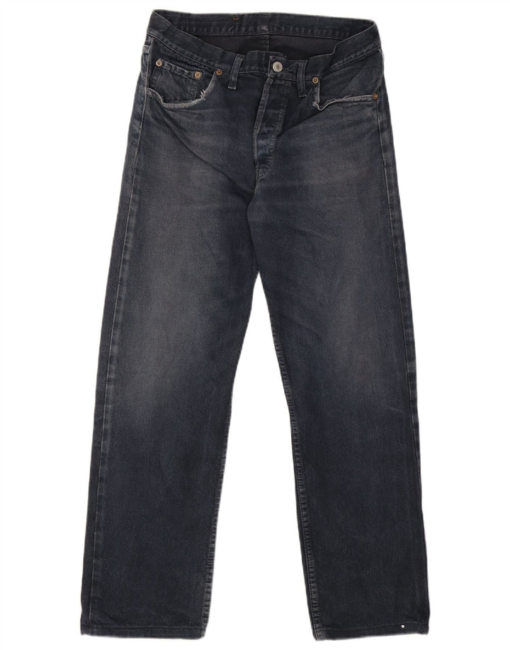 Levi's Mens 501 Straight Jeans W32 L28 Blue Cotton