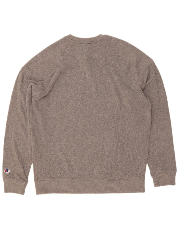Ανδρική φούτερ Champion Jumper από μεσαίο γκρι πολυεστέρα