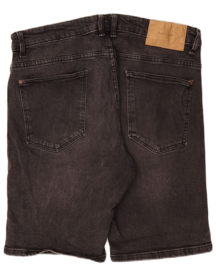 Ανδρικό τζιν σορτς ZARA EU 46 XL W36 Γκρι βαμβακερό