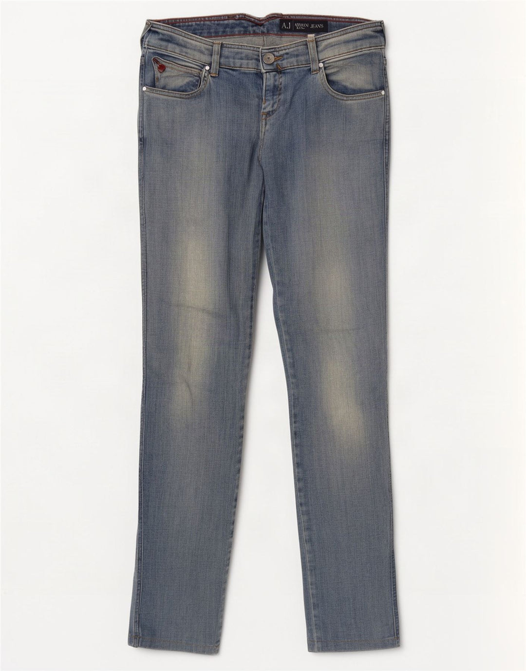 Armani Γυναικείο Skinny Jeans W30 L32 Μπλε βαμβακερό