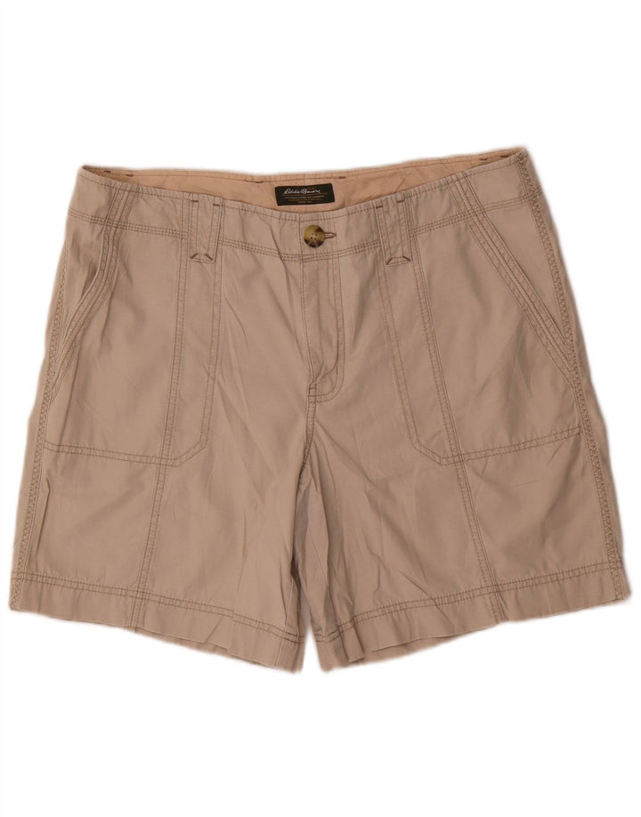 EDDIE BAUER Γυναικείο σορτς Chino US 16 2XL W38 Μπεζ βαμβακερό