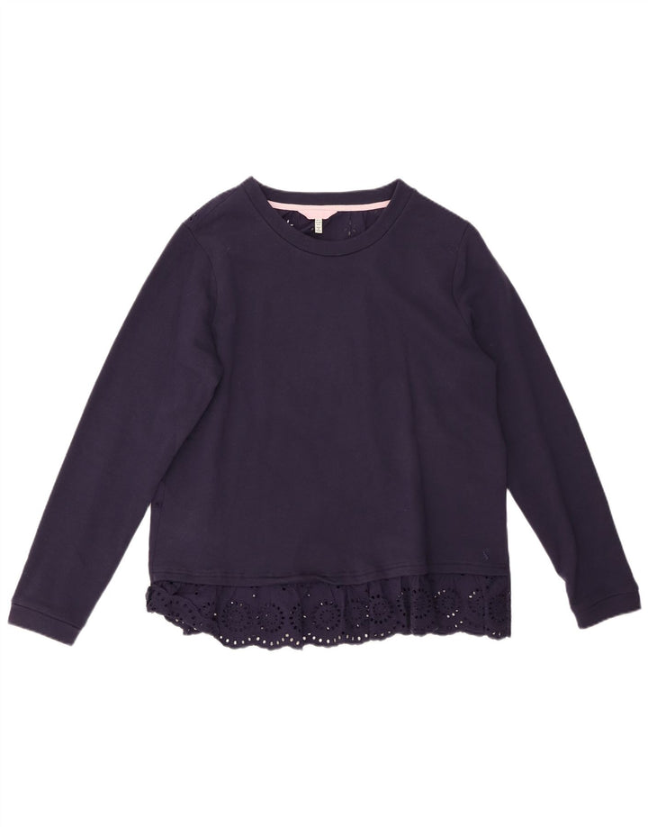 Γυναικεία μπλούζα JOULES Top UK 12 Medium Navy Blue Cotton