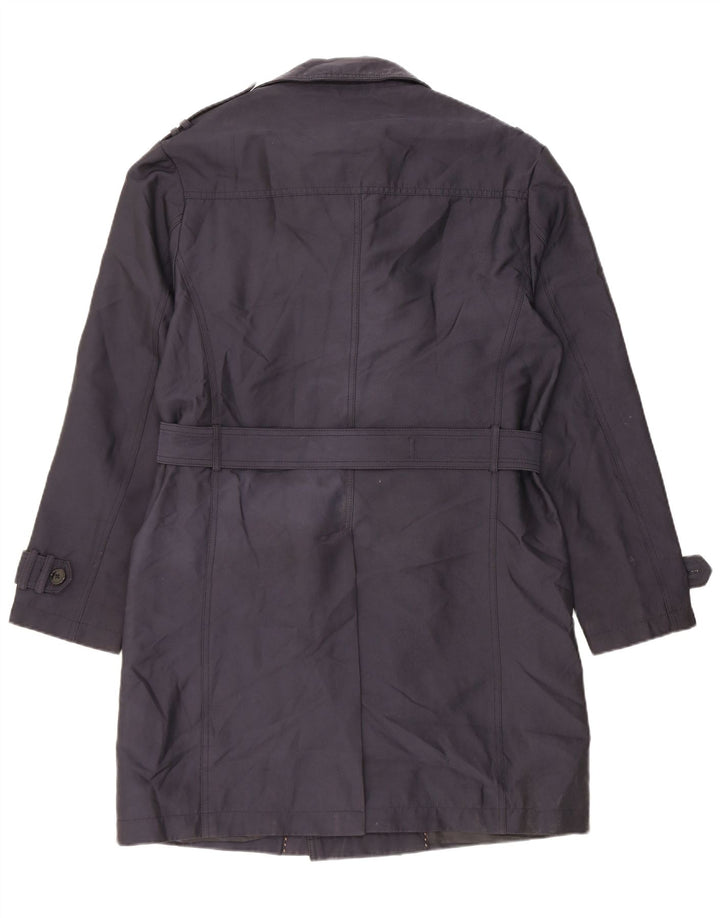 Zara Ανδρική καμπαρντίνα UK 40 Large Navy Blue Polyester