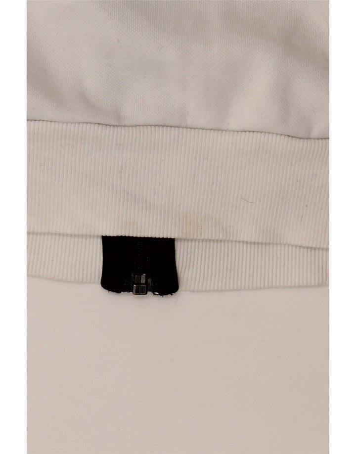 Ανδρική φόρμα γραφική Puma Μπουφάν μεσαίου λευκού χρώματος