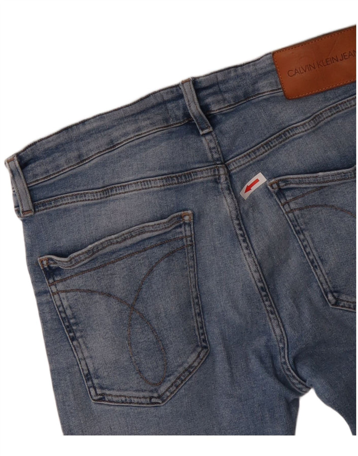 CALVIN KLEIN Γυναικείο Skinny Jeans W32 L32 Μπλε βαμβακερό