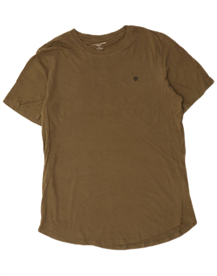 Jack & Jones Ανδρικό T-Shirt Top XL Khaki
