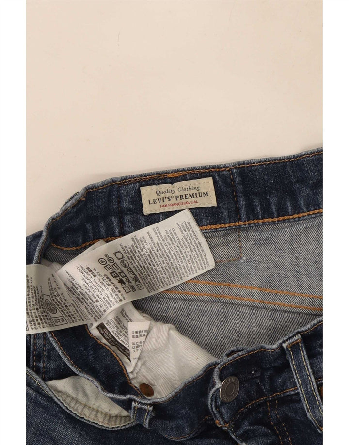 Ανδρικό τζιν Levi's Straight W31 L30 Navy Blue Cotton