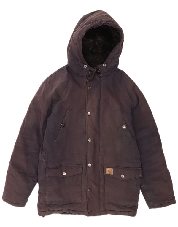 Ανδρικό τζάκετ Carhartt με κουκούλα UK 36 Small Navy Blue Polyester