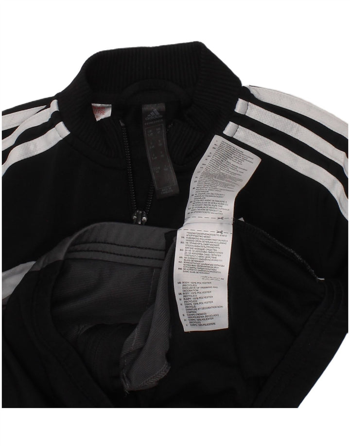 Adidas Boys αθλητική φόρμα Adidas Top Jacket 3-4 Years Black Colourblock Polyester