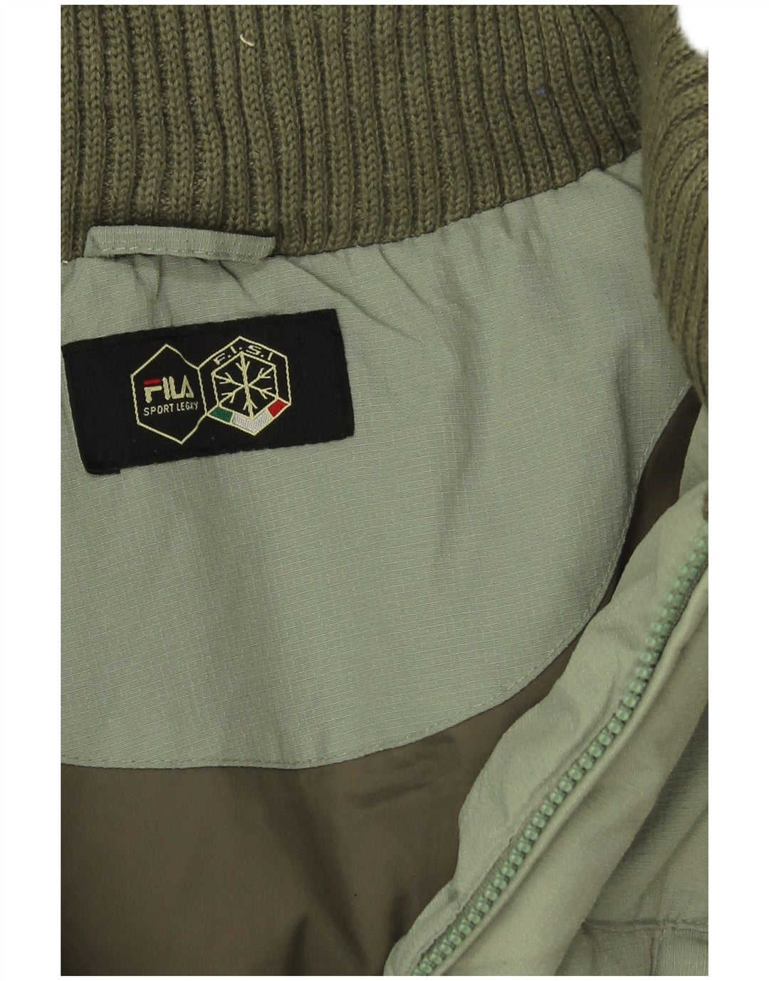 Fila Ανδρικό μπουφάν με κουκούλα UK 42 XL Green Polyamide