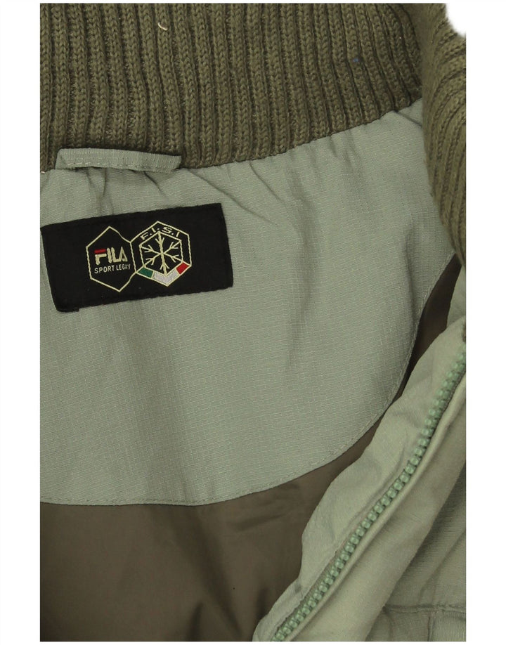 Fila Ανδρικό μπουφάν με κουκούλα UK 42 XL Green Polyamide
