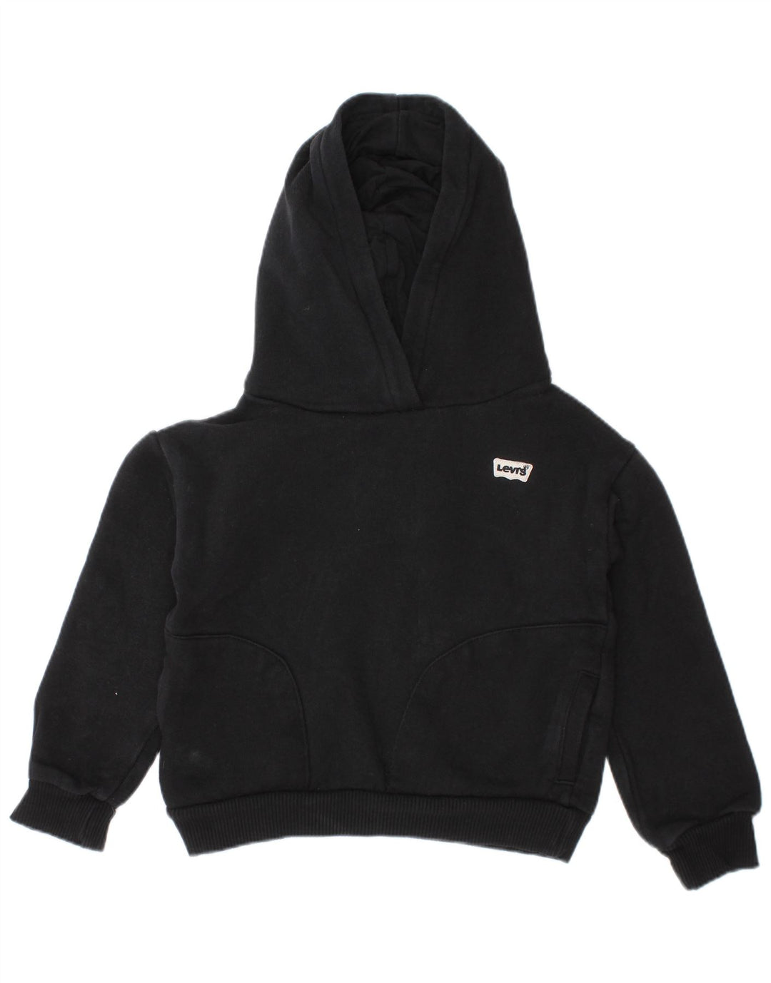 LEVI'S Baby Boys Hoodie Jumper 18-24 μηνών Μαύρο βαμβακερό