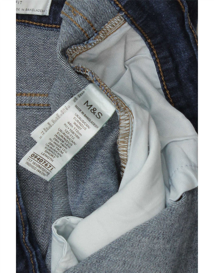 Marks & Spencer Ανδρικό τζιν κωνικό W44 L29 Navy Blue Cotton