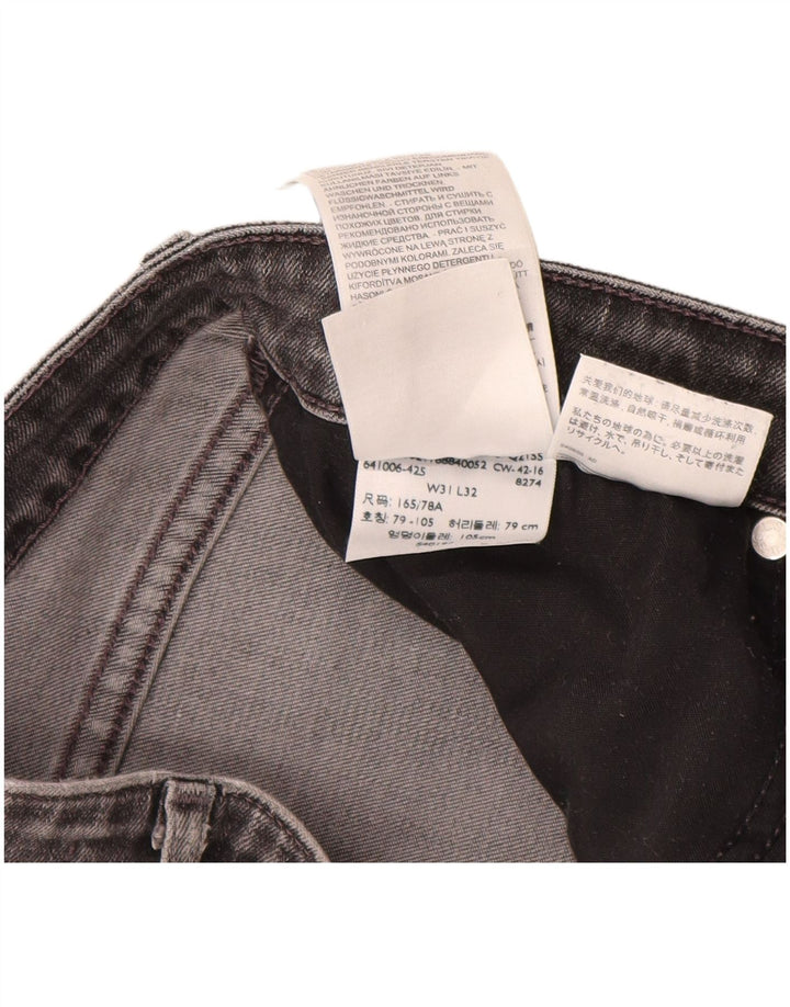 Γυναικείο Levi's 712 Slim Jeans W31 L32 Γκρι βαμβακερό
