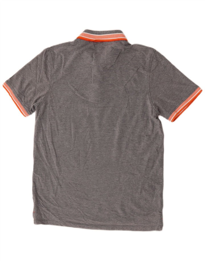 Jack & Jones Ανδρικό Πόλο Μπλουζάκι μεγάλο γκρι βαμβακερό