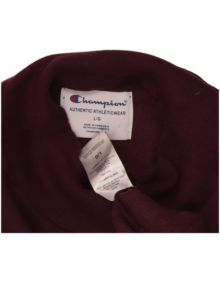 CHAMPION Γυναικεία υπερμεγέθη γραφική φούτερ Jumper UK 16 Large Purple