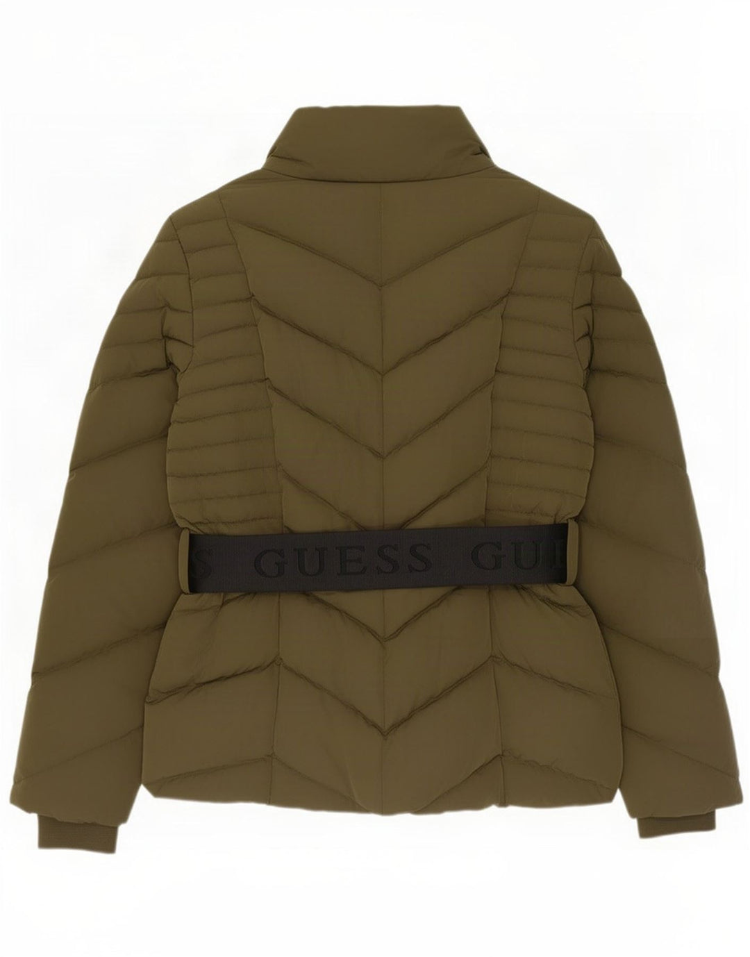 Guess Γυναικείο τζάκετ με επένδυση UK 12 Medium Khaki Polyester