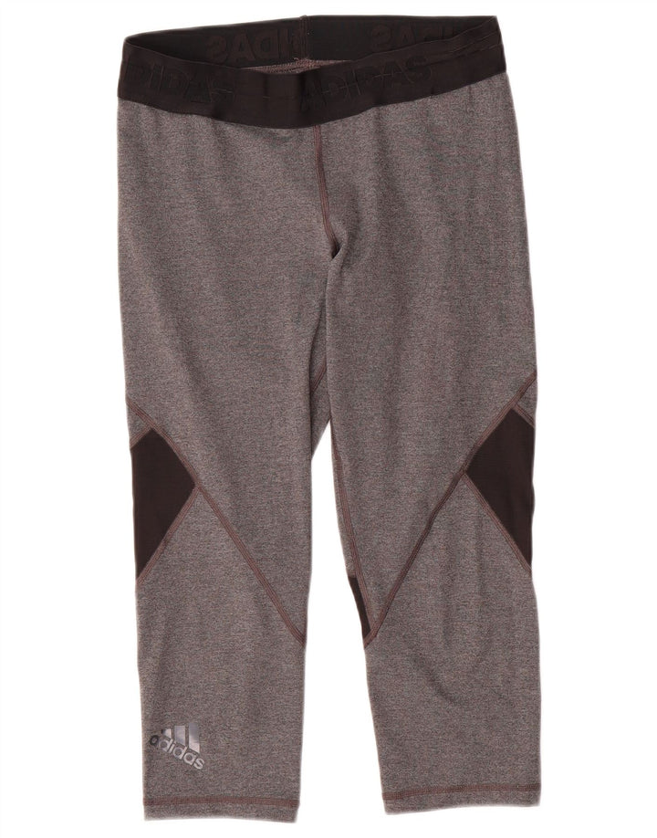 Γυναικεία Adidas Climacool Capri leggings UK 12/14 Medium Grey Colourblock