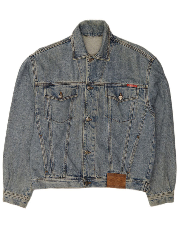 Holiday Ανδρικό Τζιν Μπουφάν UK 36 Small Blue Cotton