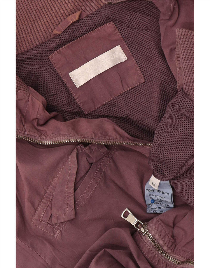 Papeete Γυναικείο Utility Jacket UK 12 Medium Burgundy Βαμβάκι