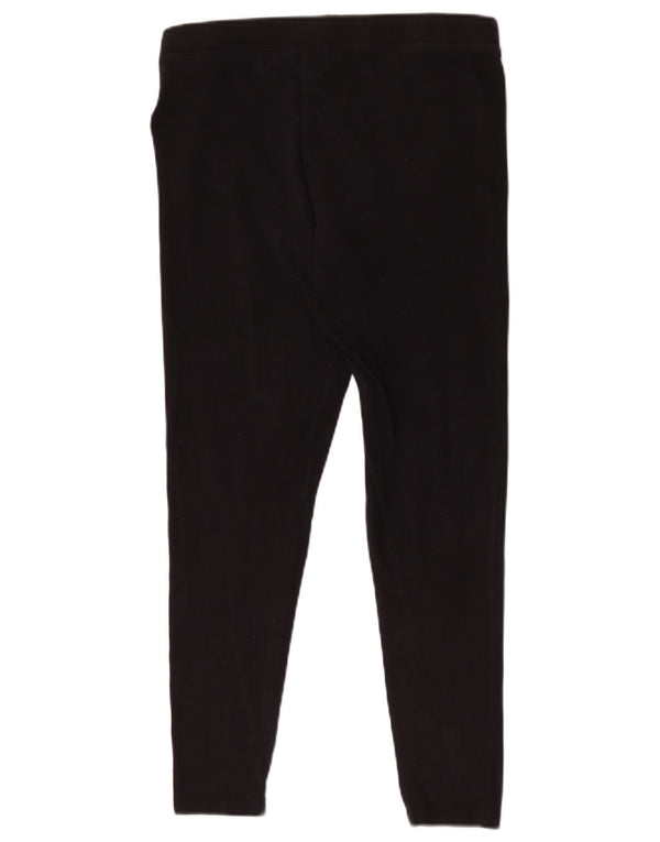 Marks & Spencer Γυναικεία κολάν Crop UK 12 Medium Black Cotton