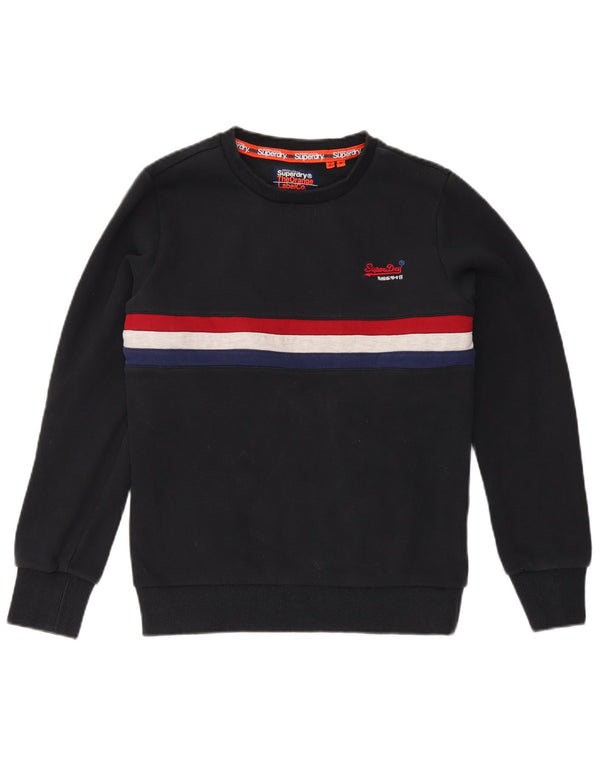 Ανδρικό φούτερ Superdry Jumper Μεσαίο μπλε μπλε χρώματος βαμβακερό