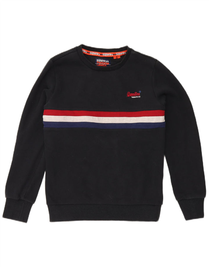 Ανδρικό φούτερ Superdry Jumper Μεσαίο μπλε μπλε χρώματος βαμβακερό