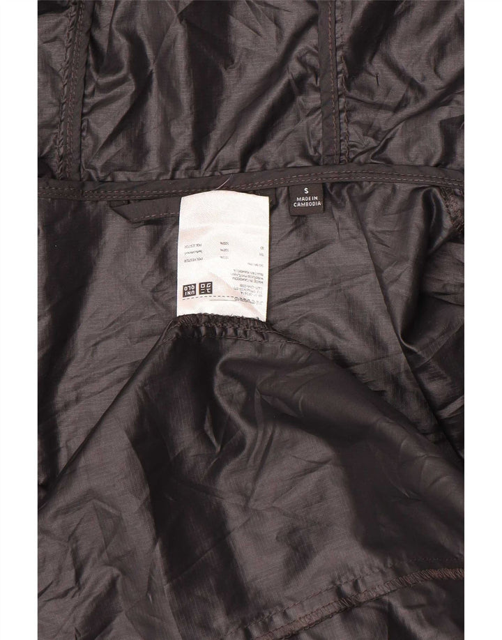 Uniqlo Γυναικείο μπουφάν βροχής με κουκούλα UK 10 Small Black Polyester