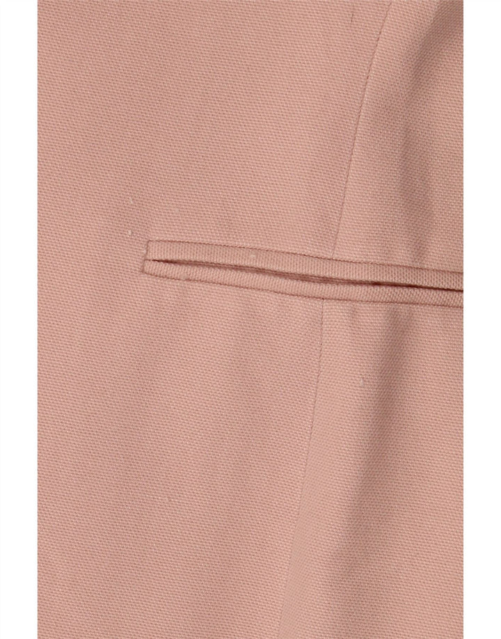 Zara Γυναικείο Open Blazer Jacket UK 6 XS Pink Viscose