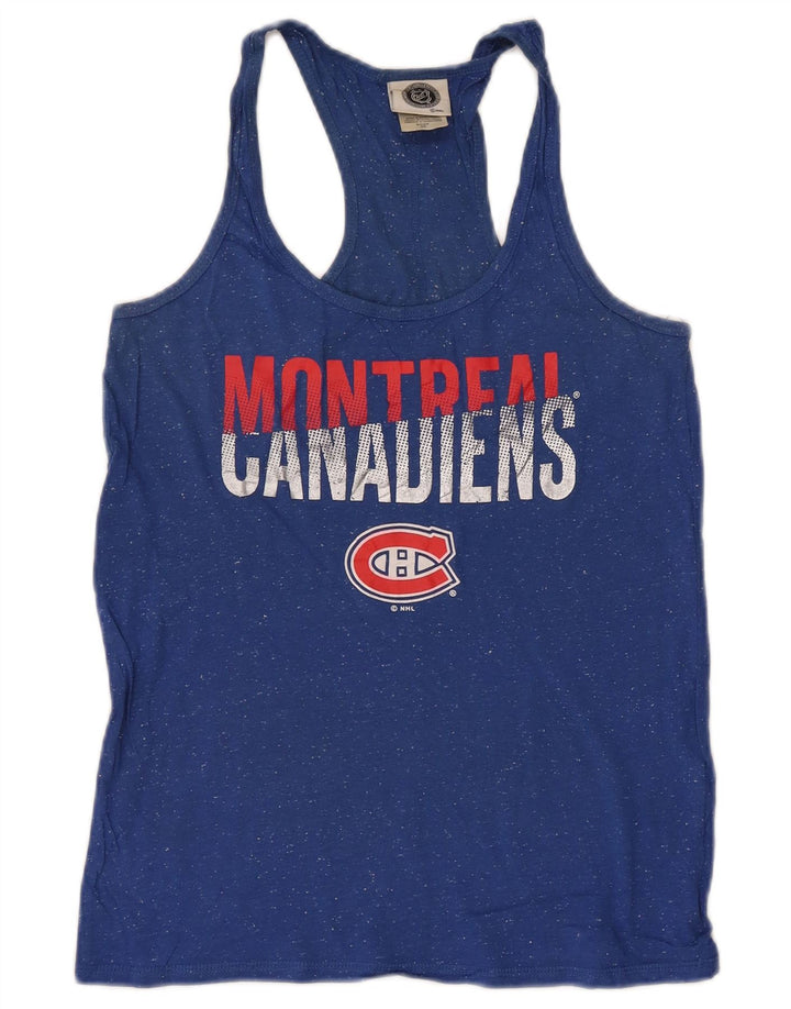 NHL Γυναικείο γιλέκο γραφικών Montreal Canadiens Top 10 Small Blue Flecked