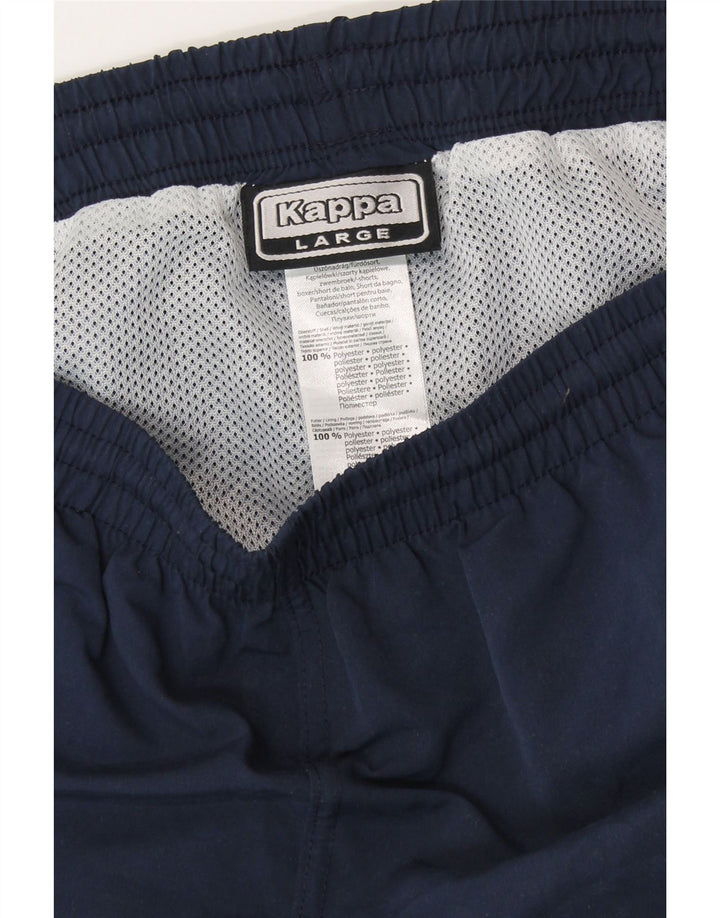 Ανδρικό αθλητικό σορτς KAPPA Μεγάλο Navy Blue Polyester