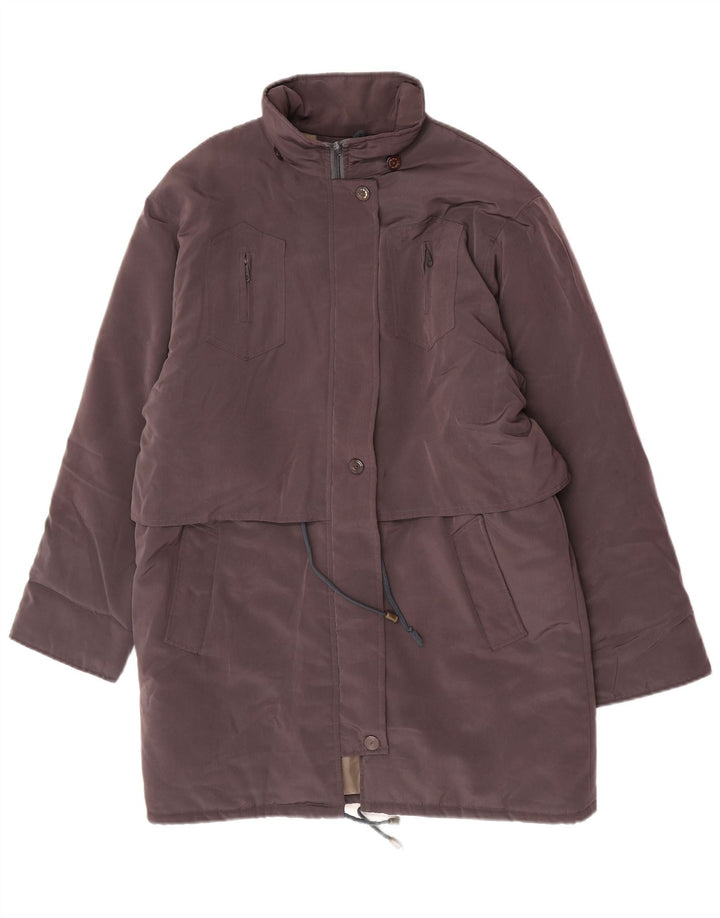 Vintage Γυναικείο Oversized Πανωφόρι UK 18 XL Καφέ