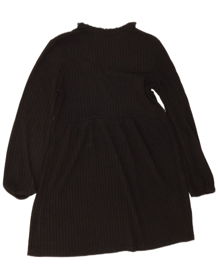 Zara Γυναικείο Jumper Φόρεμα UK 10 Small Black