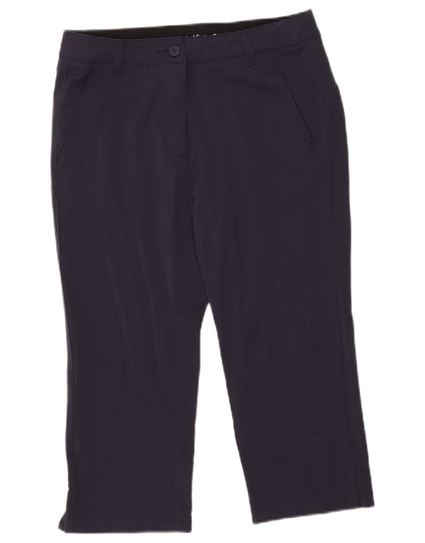 Γυναικείο Calvin Klein Golf Capri Παντελόνι US 12 Large W32 L22 Navy Blue Nylon