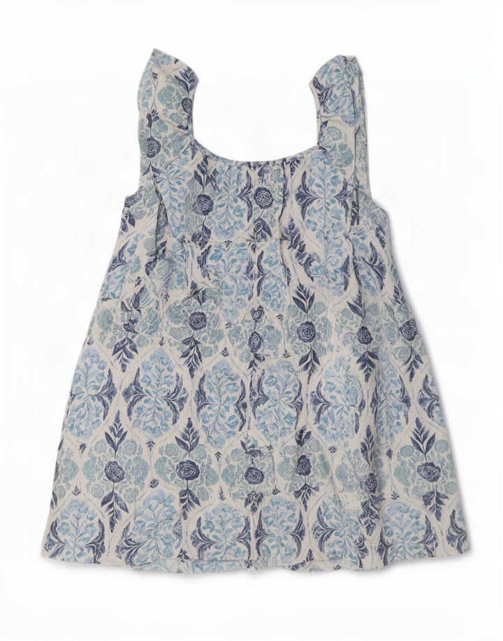 Επόμενο Γυναικείο Αμάνικο Sundress UK 12 Medium Blue Floral Bohemian