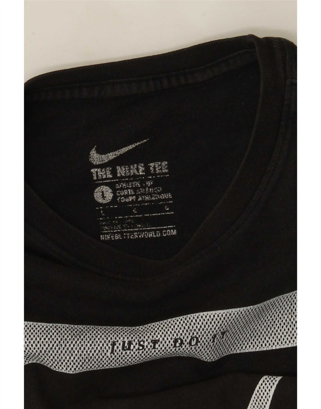 Ανδρικό γραφικό μπλουζάκι Nike Top Large Black Colourblock