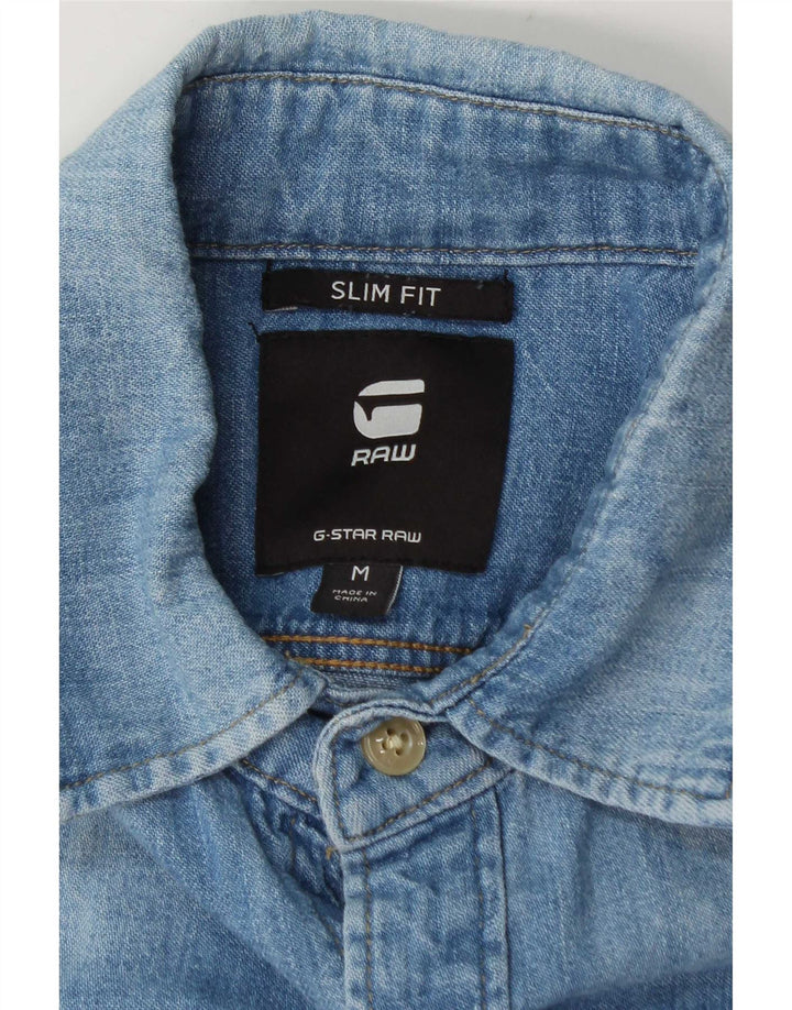 Ανδρικό τζιν πουκάμισο G-Star Slim Fit Medium Blue