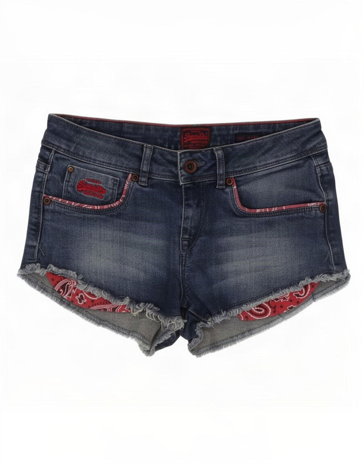 Superdry Γυναικείο Τζιν Παντελόνι Hot Medium W28 Μπλε