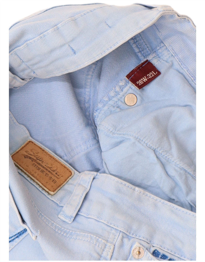 Superdry Γυναικείο Τζιν Super Skinny W26 L27 Μπλε