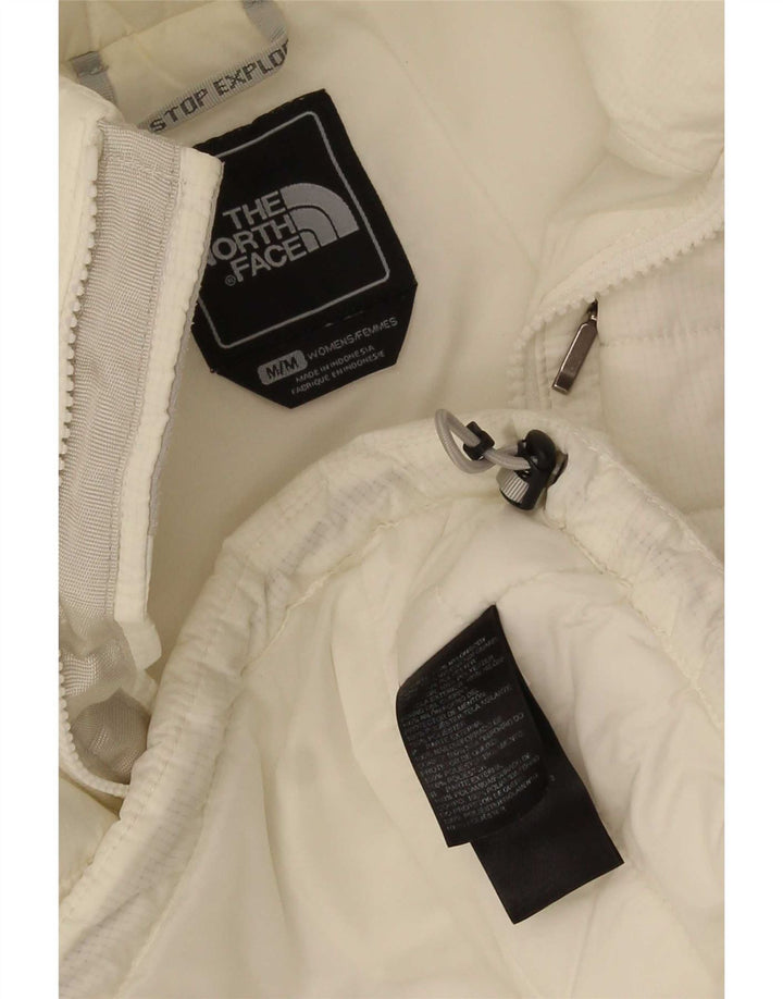 The North Face γυναικείο padded Gilet UK 14 Medium White Polyester