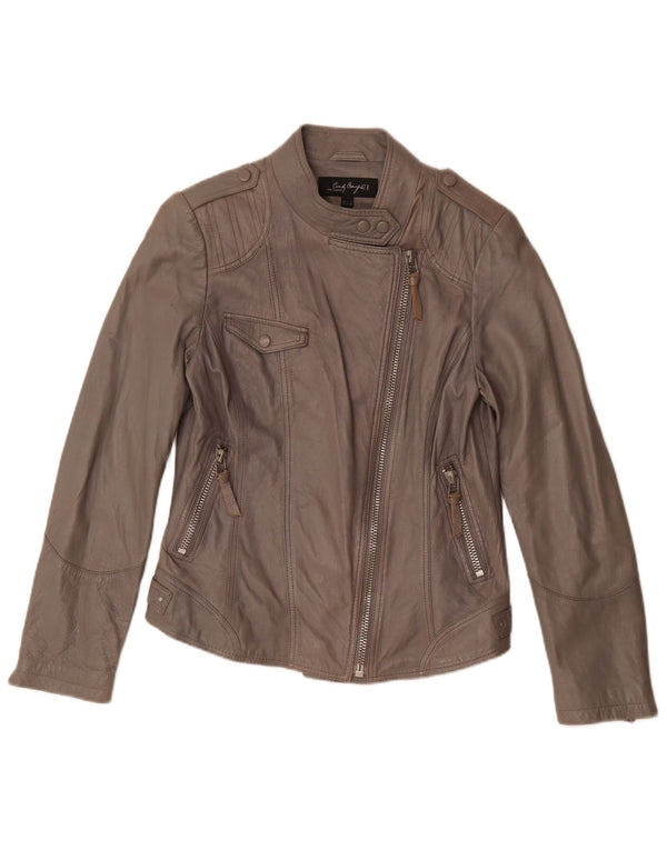 C&A Γυναικείο Cindy Crawford Δερμάτινο Biker Jacket EU 40 Medium Grey
