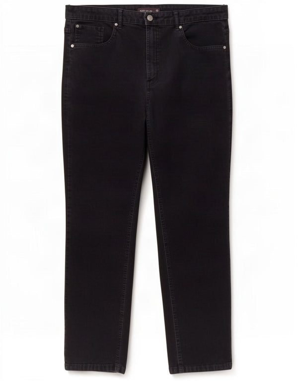 Marks & Spencer Γυναικείο ψηλόμεσο κοτλέ παντελόνι UK 18 XL W38 L27 Navy B