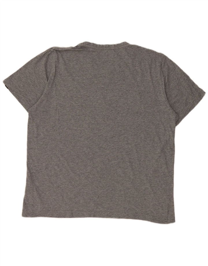 Ανδρικό γραφικό μπλουζάκι Puma, Βαμβακερό μεγάλο γκρι φλύκταινα