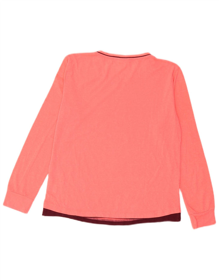 Lotto Γυναικείο τοπ μακρυμάνικο UK 14 μεγάλο ροζ πολυεστέρας