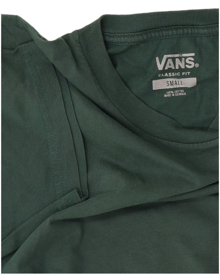 Ανδρικό μπλουζάκι Vans Classic Fit Top Μικρό πράσινο βαμβακερό